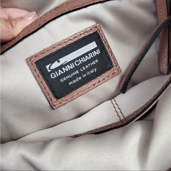 Italian leather made big tote shoulder bag - Picture 5 of 5